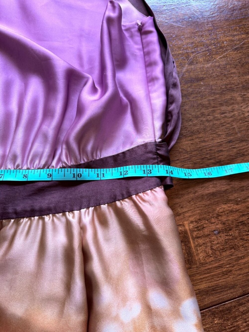 Ted Baker Knee Length Sleeveless Boat Neckline Dandelion Ombre Dress Size 2 - Picture 11 of 12